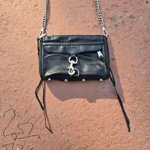 Rebecca Minkoff Black Leather Crossbody Bag